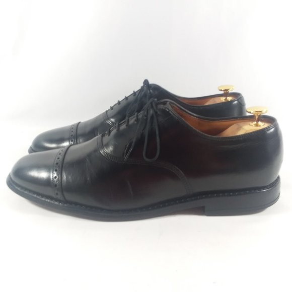 AE Byron Leather CapToe Quarter Brogue Oxfords 10C main image 11